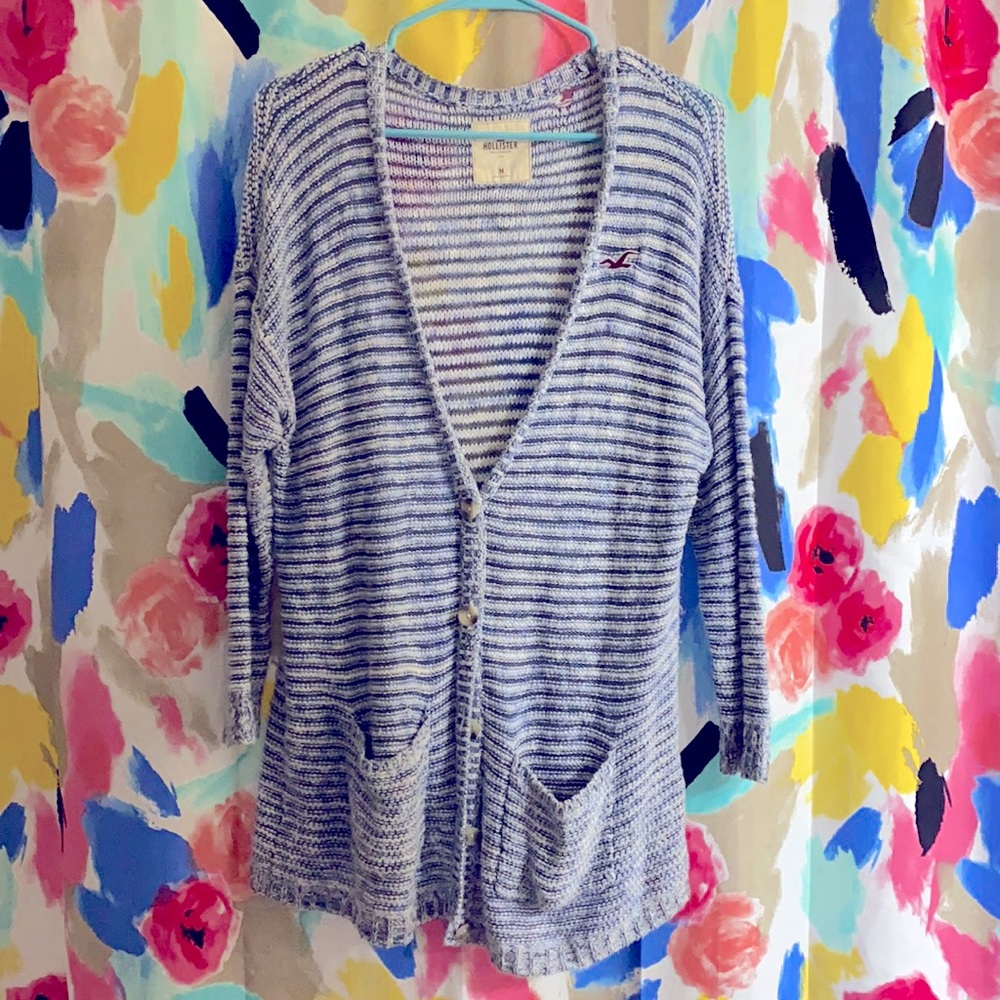 Blue Cardigan/ Sweater